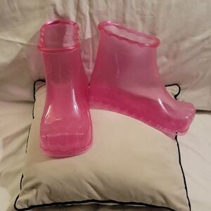 Portable Foot Massage Boots. One Size By Avasize In Pink.